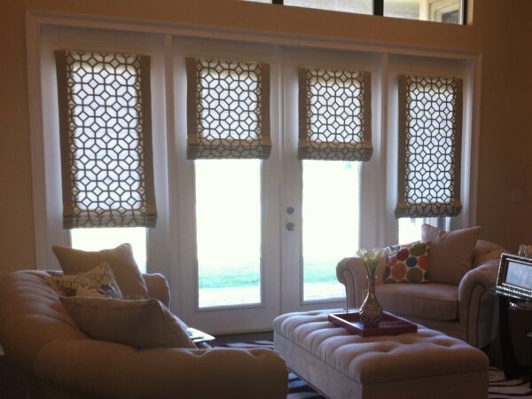 Custom Roman Shades Made In The Shade Blinds Amp More Of Central inside Custom Roman Blinds - Home Design Style